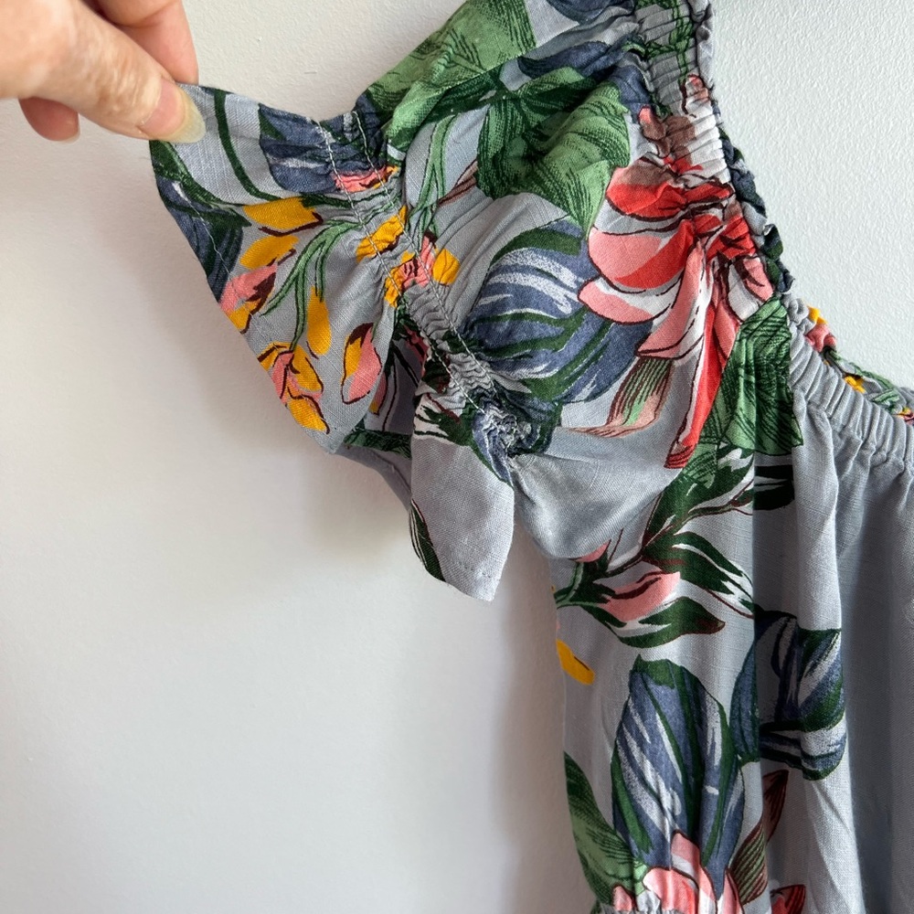 Patrons of Peace Floral Maxi Prairie Cottage core Dress - Picture 4 of 10